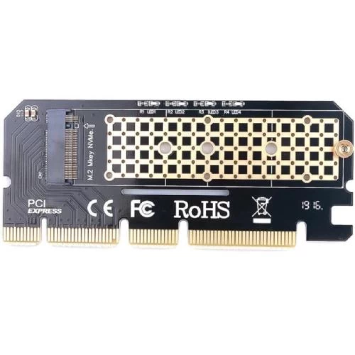 Плата-адаптер Maiwo KT046 для SSD M.2 NVMe у PCIe 3.0 x16