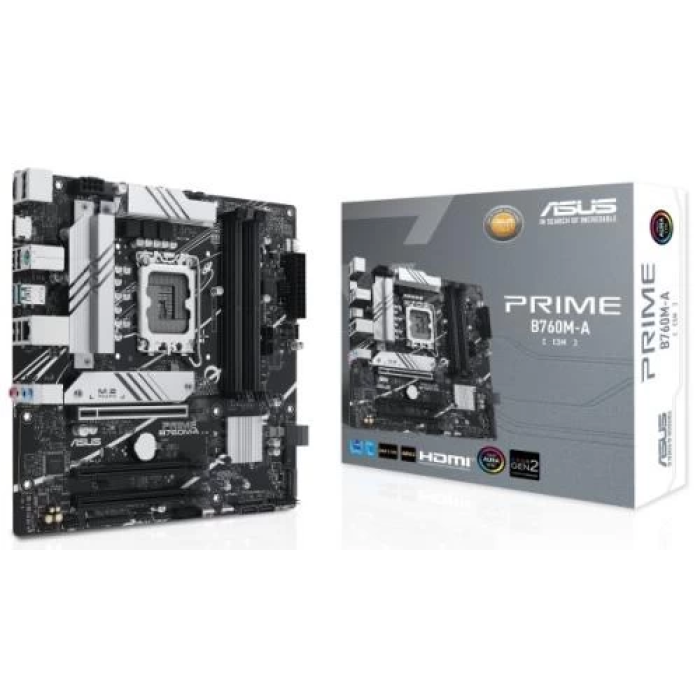 Материнська плата Asus PRIME B760M-A-CSM для DDR5 і Intel LGA1700