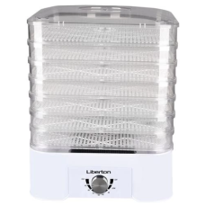 Сушарка для овочів і фруктів (дегідратор) Liberton LFD-5526P 520 Вт, 15 л