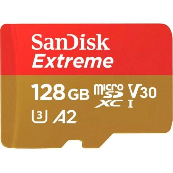 Карта пам’яті SanDisk Extreme microSDXC 128 ГБ із SD-адаптером