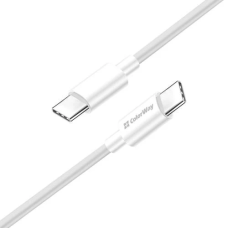 Кабель USB Type-C (кабель USB-C) ColorWay CW-CBPDCC055-WT 1 м, 60 Вт, білий