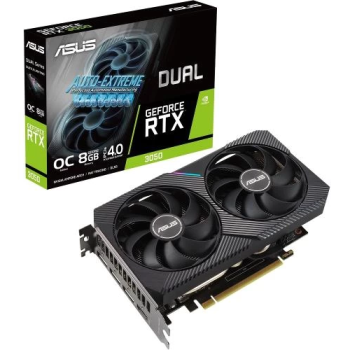 Відеокарта Asus GeForce RTX 3050 OC з 8 ГБ пам’яті