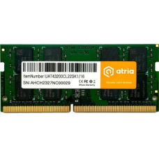 Оперативна пам’ять (модуль RAM) Atria DDR4 16 ГБ 3200 МГц