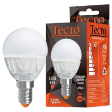 Світлодіодна лампа (LED-лампа) Tecro G45 5 Вт E14 4000 К