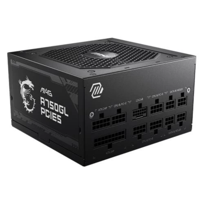 Блок живлення MSI MAG A750GL PCIE5 на 750 Вт із сертифікацією 80+ Gold