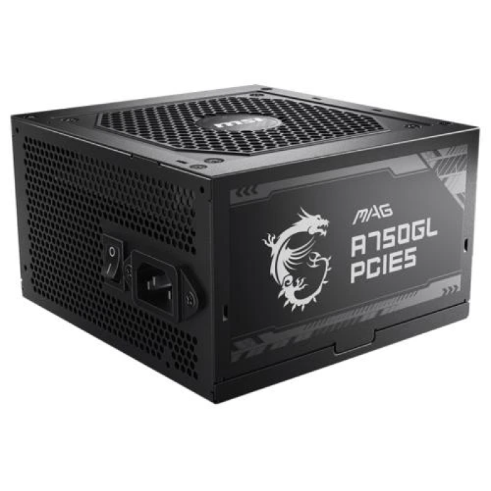 Блок живлення MSI MAG A750GL PCIE5 на 750 Вт із сертифікацією 80+ Gold