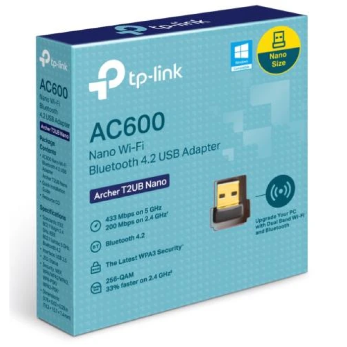 USB-адаптер TP-Link Archer T2UB Nano для Wi‑Fi та Bluetooth