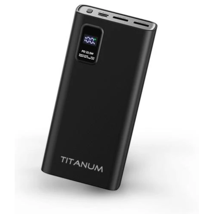 Повербанк Titanum 727S на 20000 мА·год із швидким заряджанням