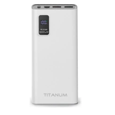 Повербанк (мобільна батарея) Titanum 727S 20000 мА·год, 22,5 Вт, білий