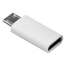 Перехідник USB Type-C на microUSB (адаптер USB-C) Lapara LA-Male microUSB — Type-C Female білий