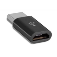 Перехідник USB Type-C на microUSB (адаптер USB-C) Lapara LA-Type-C-MicroUSB-adaptor Black