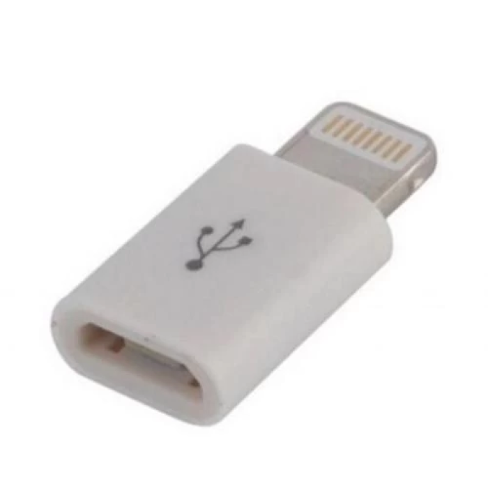 Адаптер Lightning—microUSB Lapara LA-Lightning-MicroUSB-adaptor, білий