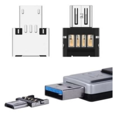 Перехідник USB (OTG-адаптер) Lapara LA-OTG-USB-adaptor USB 2.0, чорний