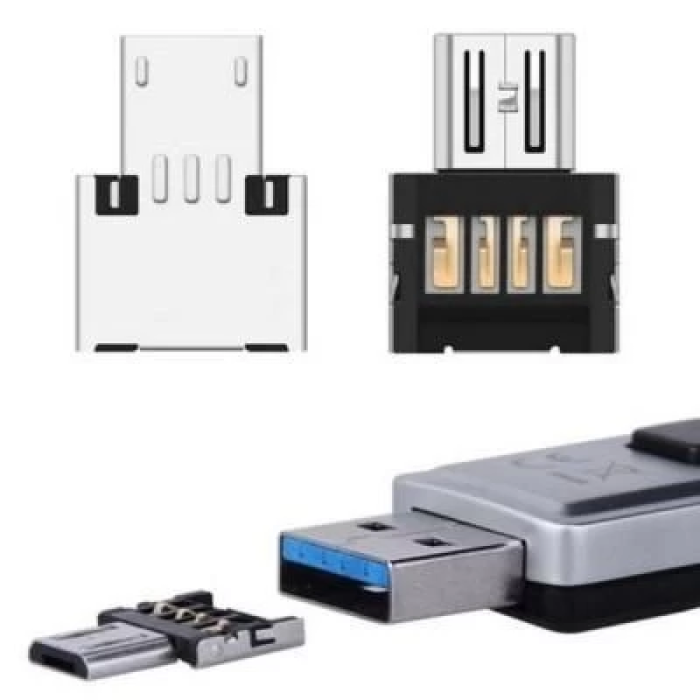 OTG-перехідник USB 2.0 Lapara для microUSB, чорний