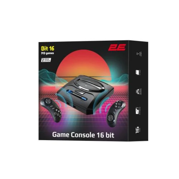 Ігрова консоль 2E 16 bit HD з 913 іграми
