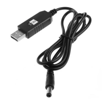 Кабель живлення USB–DC (перетворювальний кабель) Dynamode 5V → 12V, 1 м