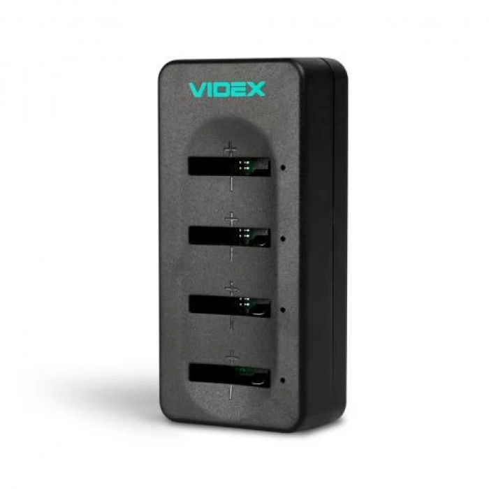 Зарядний пристрій Videx LC420 для кнопкових Li-ion акумуляторів