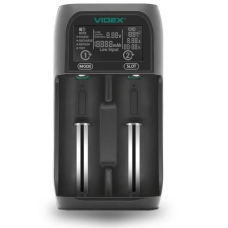 Зарядний пристрій (зарядка) Videx UT201 Type-C 5V/2A, 2 канали, чорний
