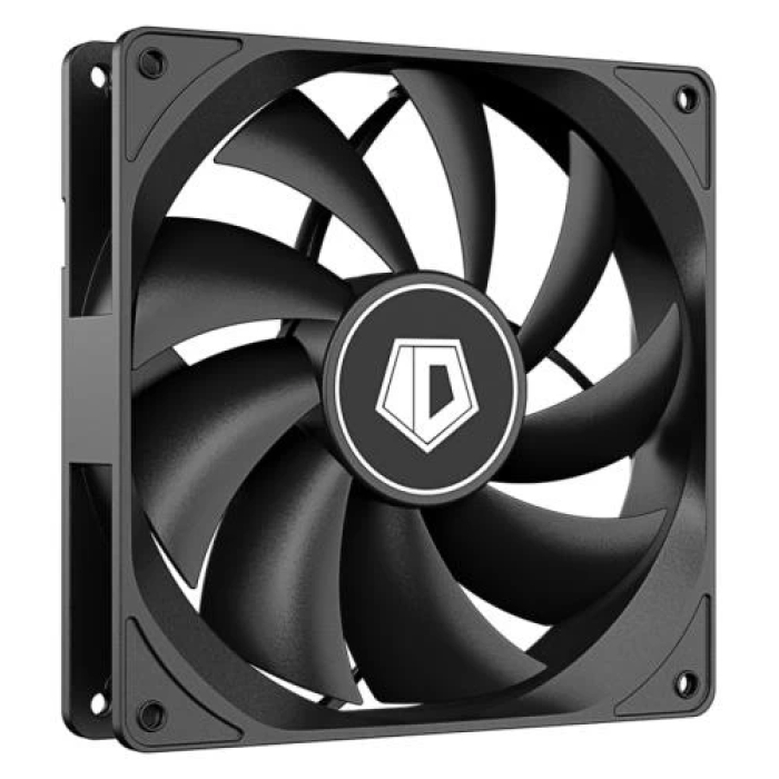 Корпусний вентилятор ID-Cooling FL-12025K, чорний, 120×120×25 мм