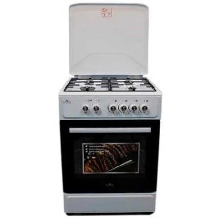 Газова плита Castle CG-60W на 4 конфорки з духовкою 70 л