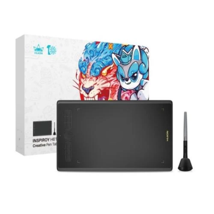 Графічний планшет Huion H610X для малювання з областю 10 × 6,25 дюйма