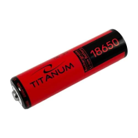 Акумулятор 18650 (Li-ion батарея) Titanum 2000 мА·год без захисту