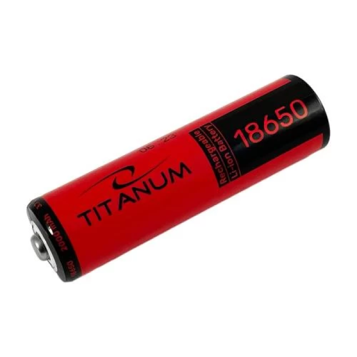 Li-ion акумулятор 18650 Titanum 2000 мА·год без захисту