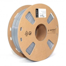 Пластик для 3D друку (філамент) Gembird PETG Grey 1,75 мм 1 кг