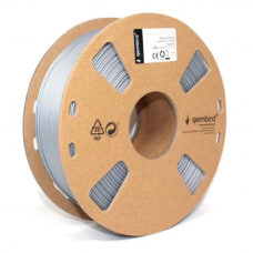 Пластик для 3D друку (філамент) Gembird 3DP-PLA+1.75-02-S сріблястий, 1 кг