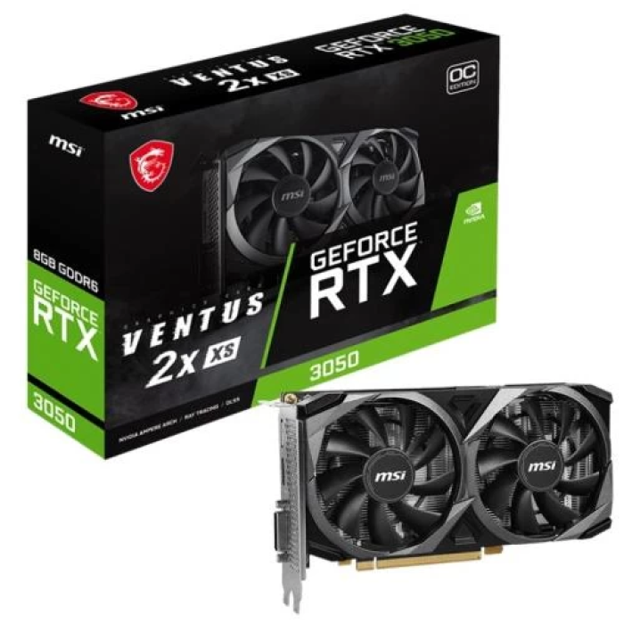 Відеокарта MSI GeForce RTX 3050 VENTUS 2X XS 8G OC