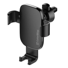 Автотримач для телефону (тримач у дефлектор) ColorWay Metallic Gravity Holder 3 чорний, 360°, 4–6,5 дюйма
