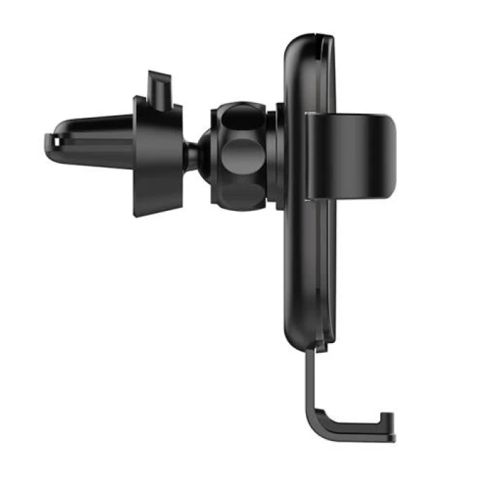 Автотримач ColorWay Metallic Gravity Holder 3 для телефону — чорний, 360°