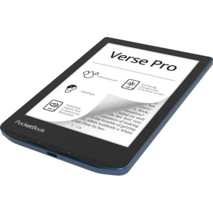 Електронна книга PocketBook Verse Pro 6″ Azure із пам’яттю 16 ГБ