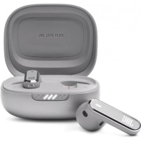 Бездротові навушники (TWS-навушники) JBL Live Flex Silver до 40 год роботи