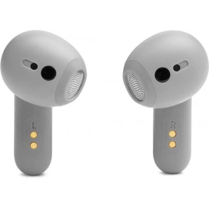 Бездротові TWS-навушники JBL Live Flex Silver із роботою до 40 год
