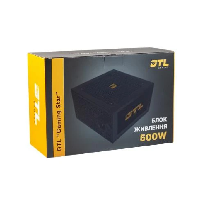 Блок живлення GTL Gaming Star 500 Вт для ПК, Black