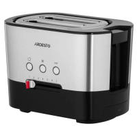 Тостер (тостерниця) Ardesto T-K210 1000 Вт, Steel/Black, 2 тости