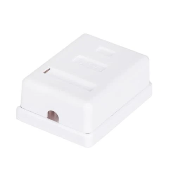 Мережева розетка RJ45 Atcom 60251 на 1 порт, біла Cat6E