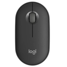 Миша бездротова Logitech Pebble Mouse 2 M350s, Tonal Graphite, Bluetooth / USB Logi Bolt, 400-4000 dpi, 3 кнопки, 1xAA, *Logi Bolt у комплекті не йде (910-007015)