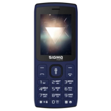 Кнопковий телефон (мобільний телефон) Sigma mobile X-style 34 NRG Type-C Blue, 4050 мА·год
