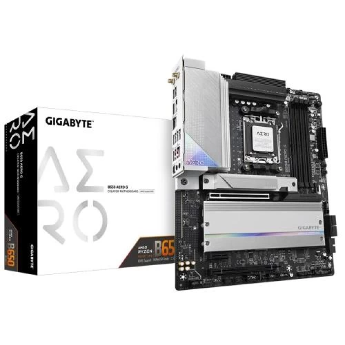 Материнська плата Gigabyte B650 AERO G для AM5 з DDR5