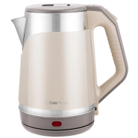 Електрочайник (чайник) Liberton LEK-6823 1,8 л, 1500 Вт, Beige/Inox