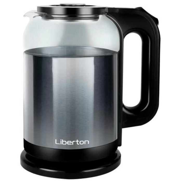 Електрочайник Liberton LEK-6829 на 1,8 л Black/Inox