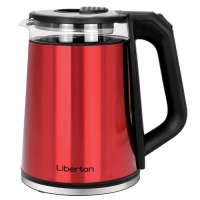 Електрочайник (чайник) Liberton LEK-6826 2000 Вт, 1,8 л, Red/Black