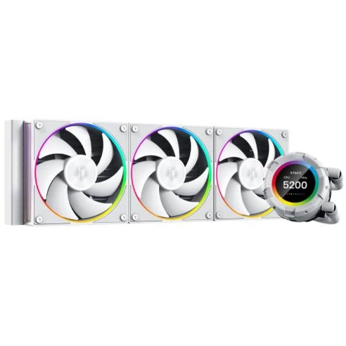Рідинне охолодження ID-Cooling Space LCD SL360 WHITE — 360 мм