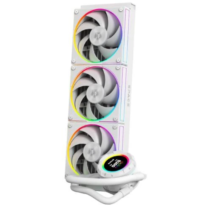 Рідинне охолодження ID-Cooling Space LCD SL360 WHITE — 360 мм