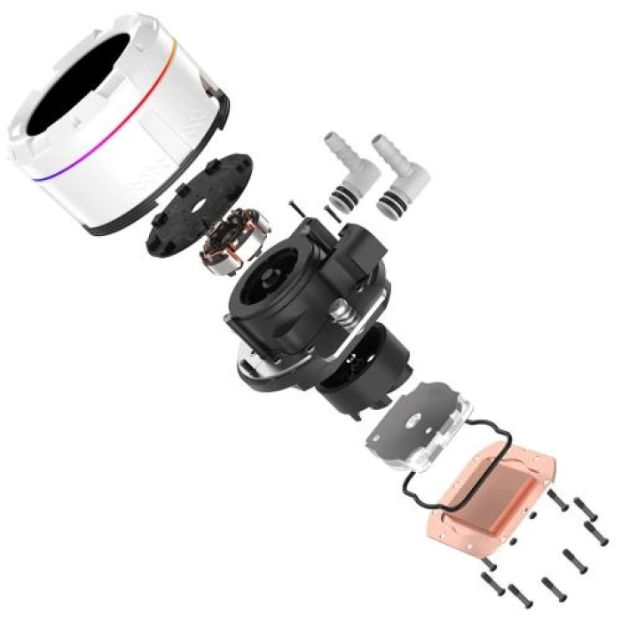 Рідинне охолодження ID-Cooling Space LCD SL360 WHITE — 360 мм