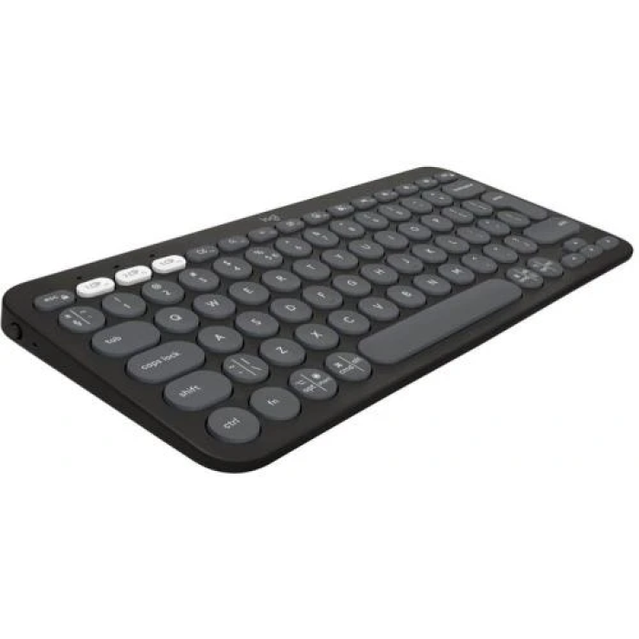 Бездротова компактна клавіатура Logitech Pebble Keys 2 K380s, графітова