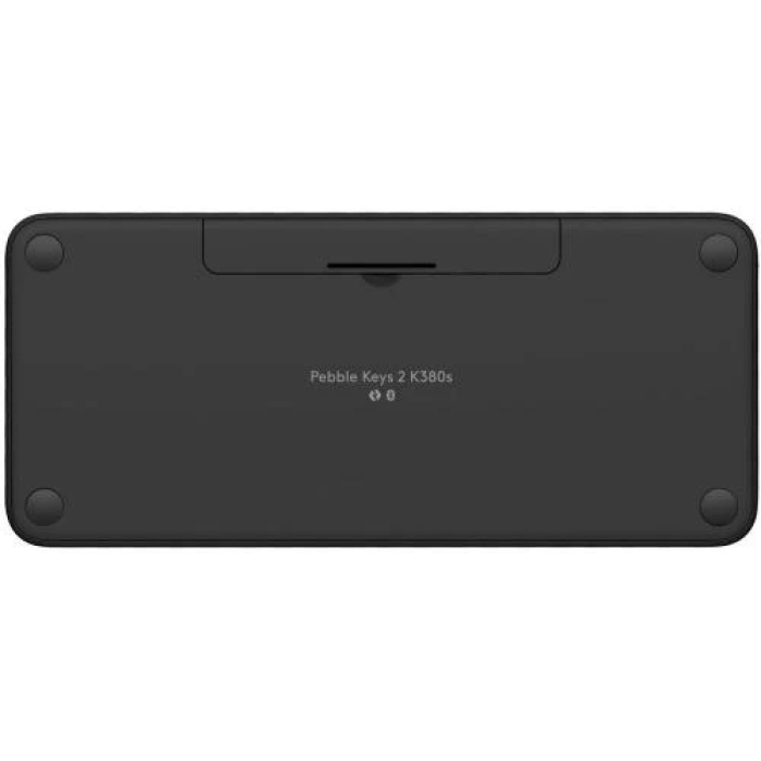 Бездротова компактна клавіатура Logitech Pebble Keys 2 K380s, графітова