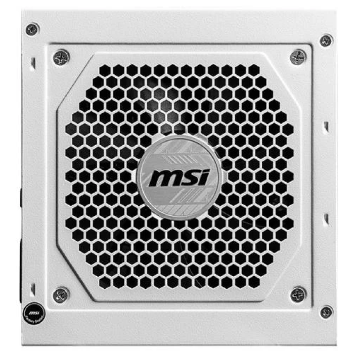 Блок живлення MSI MAG A850GL PCIE5 White потужністю 850 Вт